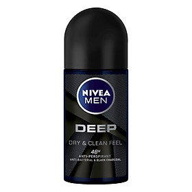 Lăn Ngăn Mùi Nivea Men Than Hoạt Tính 80031 (50ml)