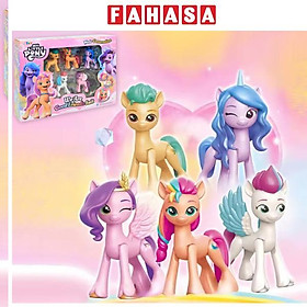 Bộ 5 Đồ Chơi Mô Hình My Little Pony - We Are Good Friends - Suit - ToTy DP02 (Mẫu Sản Phẩm Bên Trong Là Ngẫu Nhiên)