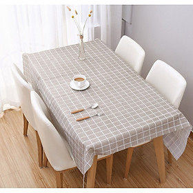 KHĂN TRẢI BÀN KẺ CARO CHỐNG THẤM NƯỚC