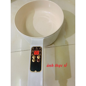 (Rẻ vô địch) Nồi lẩu đa năng chống dính ceramic, nồi lẩu mini 2 tầng, có màn hình hiển thị điều chỉnh nhiệt độ