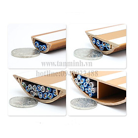 Mua Nẹp sàn bán nguyệt họa tiết vân gỗ D50 (50mm)
