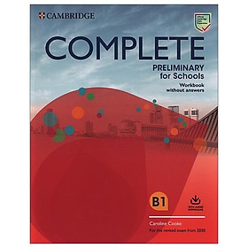 Download sách Complete Preliminary For Schools Workbook Without Answers With Audio Download: For The Revised Exam From 2020