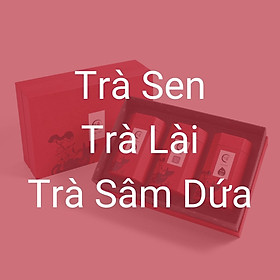TRÀ VIỆT Hộp Quà Tết Tri Ân Giấy Gân Nổi Mỹ Thuật Cao Cấp Phù Hợp Tặng Vào Dịp Lễ Tết