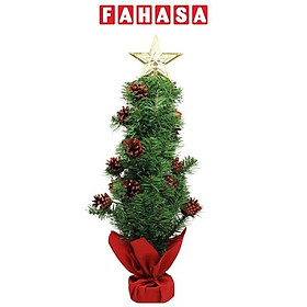 Mua Cây Thông Mini Màu Xanh Gắn Trái Thông - Trang Trí Noel 60 cm - Chaang Chiia LP-T24G-P