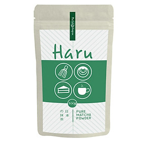 Bột trà xanh matcha Haru 100g