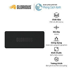 Tấm lót bàn phím cơ Glorious Sound Dampening Keyboard Mat 75% TKL