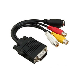 Mua ROGTZ CÁP NỐI VGA SANG AV  SVIDEO  COMPONENT - Hàng Nhập Khẩu