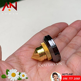 Mua Chân đế gắn loa mạ vàng cao cấp - Chân đinh chén hứng- đơn giá 1 chiếc (1 chân đinh +1 chén hứng)