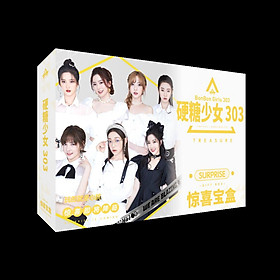 Hộp quà tặng A5 BONBON GIRLS 303 Sáng tạo doanh có poster postcard bookmark 