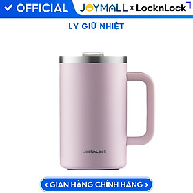 Ly giữ nhiệt LocknLock Flat Table Mug LHC4320 730ML, Hàng chính hãng, có tay cầm, miêng rộng - JoyMall
