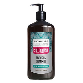 Dầu Gội Cho Tóc Hư Tổn Arganicare Collagen Shampoo 750ml