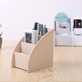 Mua Kệ đựng bút 3 ngăn ống cắm bút giá đỡ điện thoại kệ mini để bàn làm việc quà tặng 20 - 11 đồ văn phòng phẩm G48