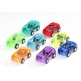 Đồ chơi ô tô nhựa mini chạy cót trong suốt cực đáng yêu dành cho bé