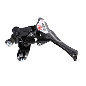 Bicycle Front Derailleur 31.8mm Clamp Bottom/Top Pull Mountain Road Bike MTB Bicycle Parts Black