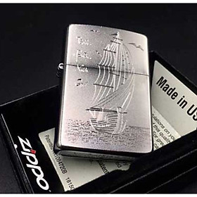 Bật lửa zippo 205 khắc thuận buồm xuôi gió 09 – 205.tbxg09