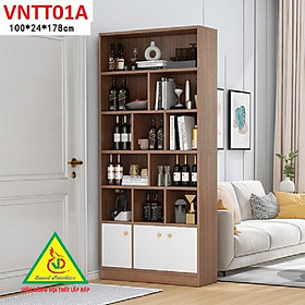 Mua TỦ KỆ TRANG TRÍ KIÊM VÁCH NGĂN VNTT01.1 - Nội thất lắp ráp Viendong Adv