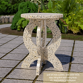 Mua GHẾ ĐÁ TRÒN NGOÀI TRỜI/SÂN VƯỜN/TRONG NHÀ-VÀNG BÌNH ĐỊNH-NHẠT