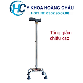 Gậy 4 Chân Thấp Lucass B-924 (Có Thể Tăng Giảm Chiều Cao)