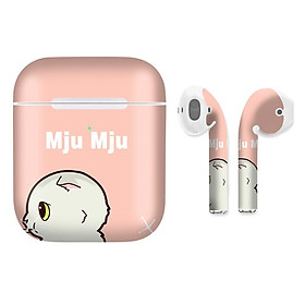Mua Miếng dán skin cho AirPods in hình thiết kế - atk092 (AirPods  1 2  Pro  TWS  i12)