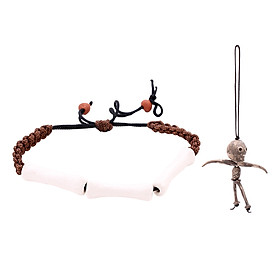 Combo 2 Móc Khóa - Vòng Tay Xương Gốm (Mẫu Ngẫu Nhiên)