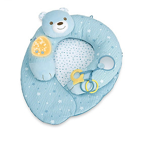 Gối chữ C đa năng phát nhạc Chicco - Gấu Xanh