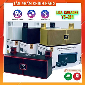 Mua Loa Bluetooth Karaoke YS 204 Tặng Kèm 2 Micro Không Dây  Hiệu Ứng Đổi Giọng  Điều Chỉnh Echo  Reverb Dễ Dàng Sử Dụng.