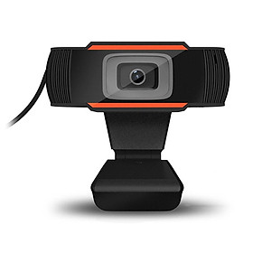 Webcam HD Máy tính xách tay tích hợp Micrô để Truyền trực tuyến Cuộc gọi Video-Màu Cam & đen-Size 1280 * 720P