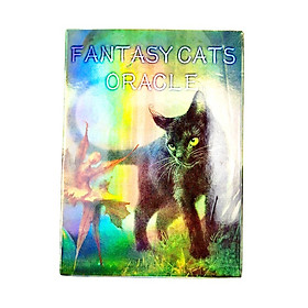 Bộ bài Fantasy Cats Oracle óng ánh V3