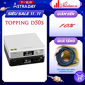 Mua DAC Topping D50s 2xES9038Q2M 32bit DSD512 Bluetooth 5.0