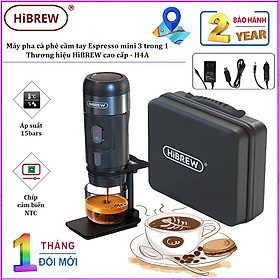 Máy pha cà phê cầm tay Espresso mini 3 trong 1 cao cấp H4A  - HÀNG CHÍNH HÃNG