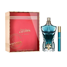 Bộ Nước Hoa Nam Jean Paul Gaultier Le Beau Gift Set (125ml + 10ml)