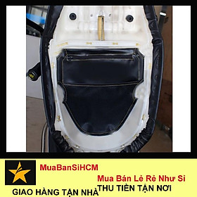 Túi da gắn cóp xe máy, để vật dụng, túi da PU Xe Máy Xe Tay Ga cho yên xe MBS 3379