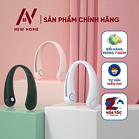 Mua Quạt đeo cổ mini  quạt không cánh tích điện tiện lợi  thời trang  dáng thể thao siêu phẩm mùa hè 2022 New