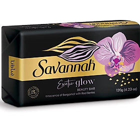 Xà Bông Tắm Hương Nước Hoa Trắng Da, Giảm Mụn Dubai Savannah Luxuriuous Body Bar Soap Pack 120g