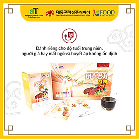 Hộp 30 túi Nước Linh Chi Táo Đỏ Daedong Korea (80ml x 15) - Jujube Linhzhi Premium liquid