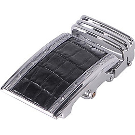 Đầu Khóa Da Cá Sấu 3,5 Phân Đầu Trắng Huy Hoàng HT9209 - Đen