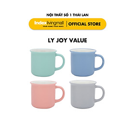 Ly uống nước JOY VALUE nhiều màu 360ml Kích thước 9.4x9.4x8.7cm | Index Living Mall | Nhập khẩu Thái Lan