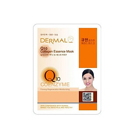 [TẶNG THÊM 3 miếng] 10 Mặt nạ dưỡng da tinh chất Q10 Dermal