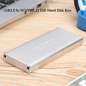 USB 3.0 to  M.2 SSD Adapter Card External Case Enclosure Box