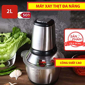 Mua Máy Xay Thịt 2 Lít Cối Inox 4 Lưỡi 300W- Hàng Nhập Khẩu