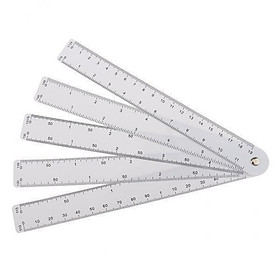 4X Architect Engineering Scale Ruler 10 Scales Foldable Multi Ratio Ruler