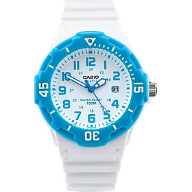 Đồng Hồ Nữ Dây Nhựa Casio LRW-200H-2BVDF (33mm) - Xanh Trắng