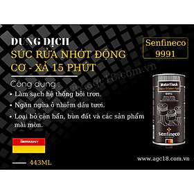 Dung Dịch Súc Rửa Nhớt Động Cơ Senfineco 9991 Xả 15 Phút