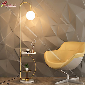 Mua Đèn Cây Đứng Trang Trí Phòng Khách - Đèn Đứng Chao Quả Cầu Pha Lê Độc Đáo Thiết Kế Sang Trọng ML5108
