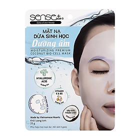 Mặt Nạ Sinh Học Cao Cấp Coconut Bio-Cell Sense Plus Dưỡng Ẩm 25g/ gói