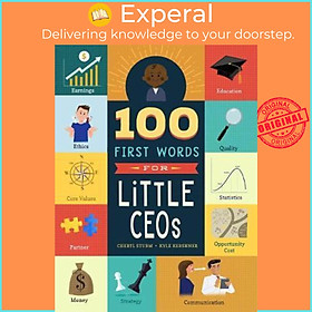 Sách - 100 First Words for Little CEOs by Cheryl Sturm (US edition, paperback)