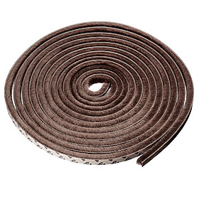 Mua 1 Mét Ron Lông Nheo  Ron Sợi Lông Nheo Dán Khe Hở Khung Cửa Ngăn Bụi Côn Trùng-Gioăng dán cửa sợi lông