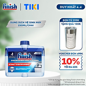 Dung Dịch Tẩy Rửa Máy Rửa Chén Bát Finish Dishwasher Deep Cleaner