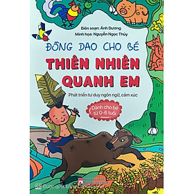 Hình ảnh Sách - Đồng Dao Cho Bé: Thiên Nhiên Quanh Em (PN)