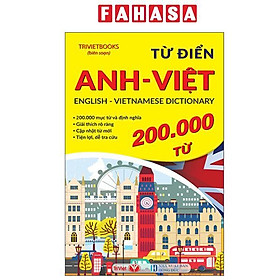 Sách - Từ Điển Anh-Việt - English-Vietnamese Dictionary - 200000 Từ - hong duc